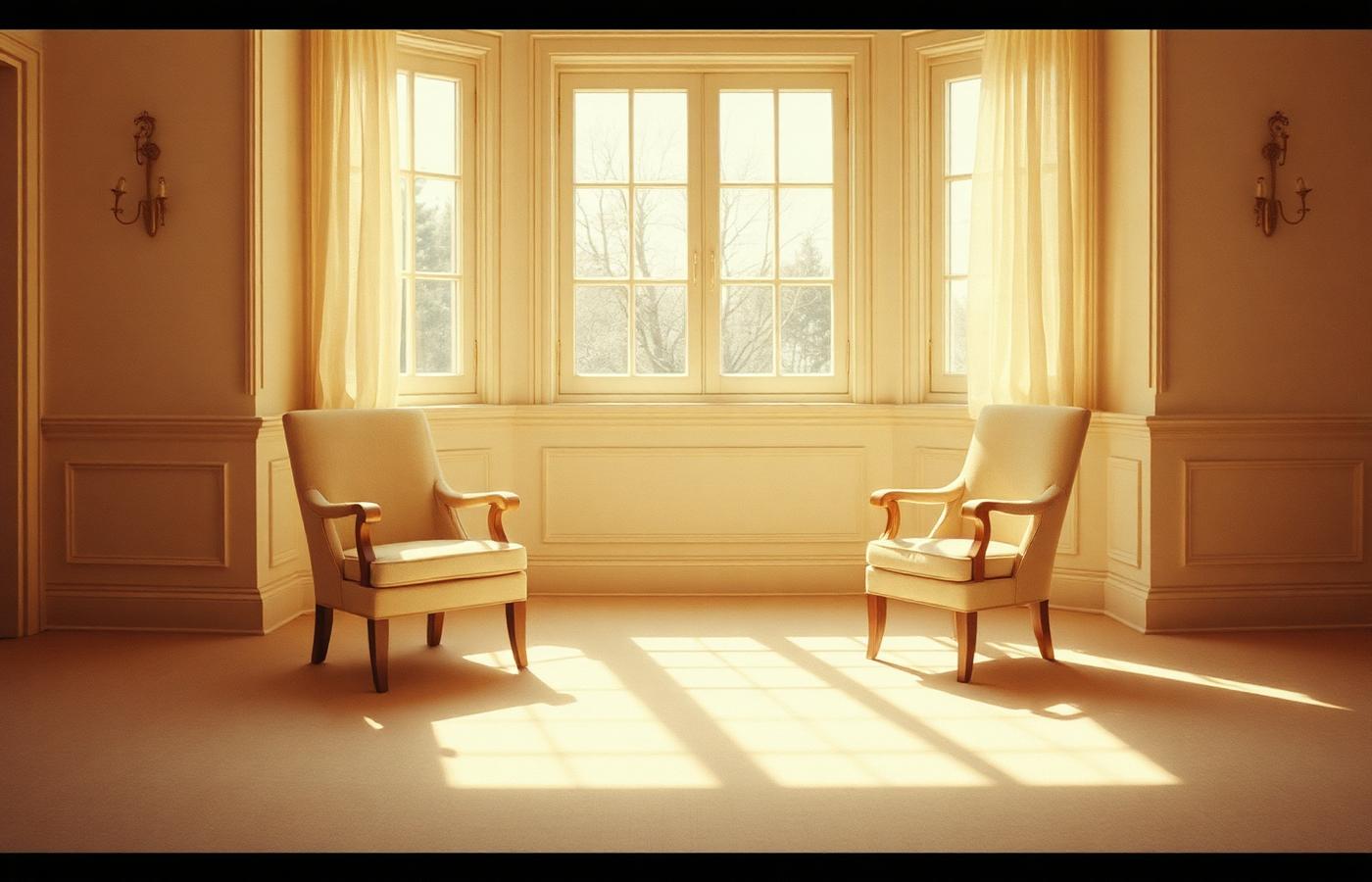 Private consulting room prepared for a patient conversation